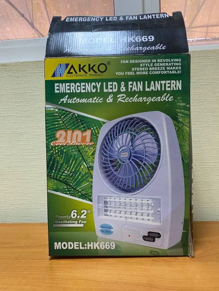 Вентилятор з ліхтариком на акумуляторі, портативний вентилятор з підсвічуванням   знижка | Зображення 2