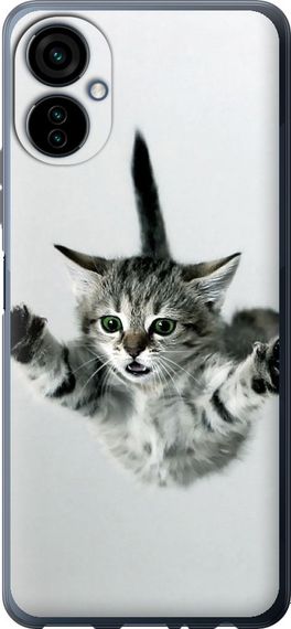 Чехол на Tecno Camon 19 Neo CH6i Летящий котёнок "2322u-2753-17620"