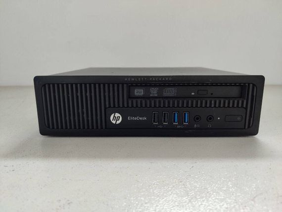 Неттоп HP EliteDesk 800 G1 USFF / Intel Core i5-4690S (4 ядра по 3.2 - 3.9 GHz) / 8 GB DDR3 / 128 GB SSD / Intel HD Graphics 4600 / DVD-ROM б/в + подарунок розумна зубна щітка | Зображення 2