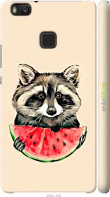 Чохол на Huawei P9 Lite Єнотик з кавуном "4605m-298-2448"