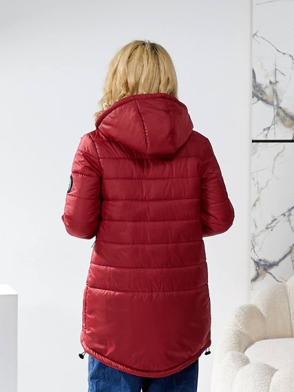 Елегантна жіноча парка, арт. 300, бордо | Зображення 3