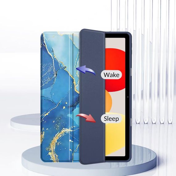 Чохол до планшета BeCover Soft Edge TPU Xiaomi Redmi Pad SE 8.7" Blue Marble (712572) | Зображення 4