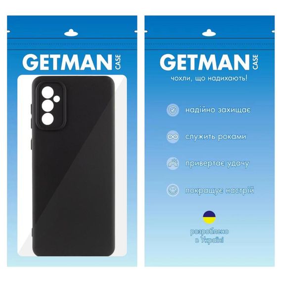 Чохол TPU GETMAN Liquid Silk Full Camera для Samsung Galaxy A35 Чорний / Black | Зображення 4