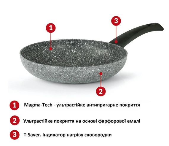 Сковорода Flonal Pietra Viva 28 см (PV8PS2870) | Зображення 3
