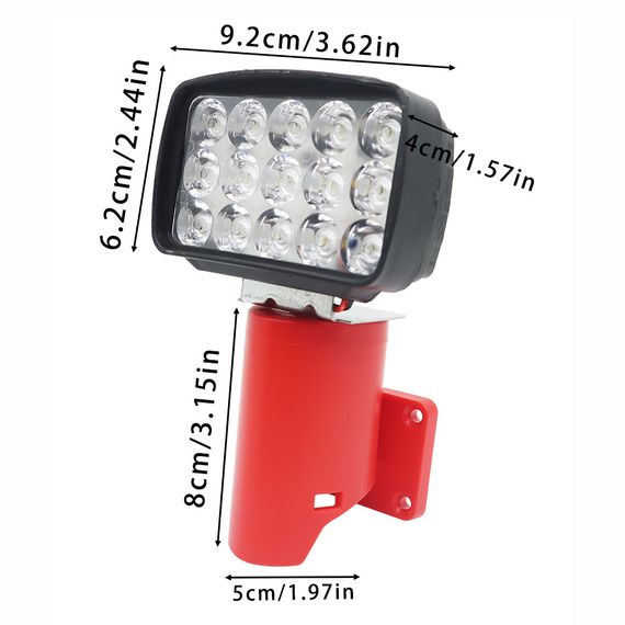 Портативный фонарь Led фонарик для батареи M12-15 | Зображення 5
