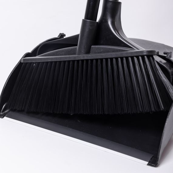 Набір віник і совок на довгій ручці для підлоги 32×29×95 (см) Чорний HP-45-2 | Зображення 3