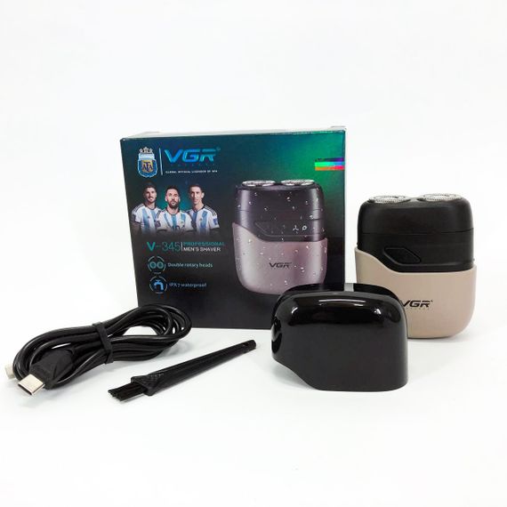 Электробритва для профессионального бритья VGR V-345, Бритва аккумуляторная для стрижки волос и бороды UR-83 | Зображення 9