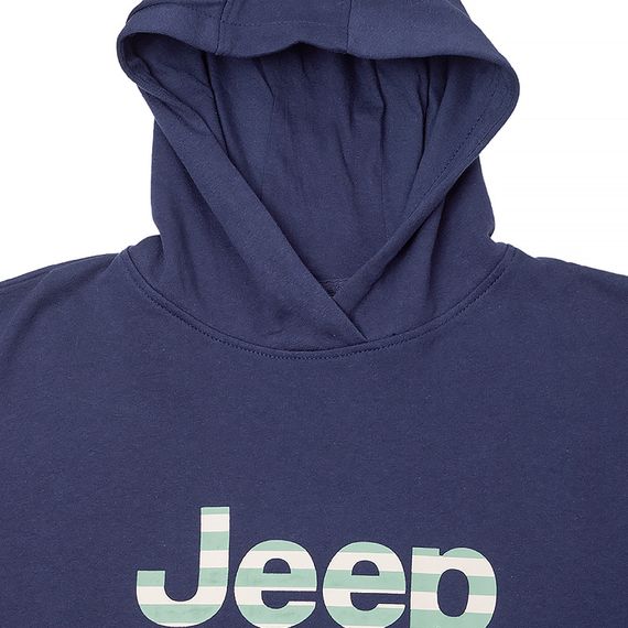 Толстовка JEEP HOODED CROPPED SWEATSHIRT Striped Print | Зображення 2