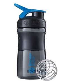 Шейкер спортивний (пляшка) BlenderBottle SportMixer Flip 20oz/590ml Black/Cyan
