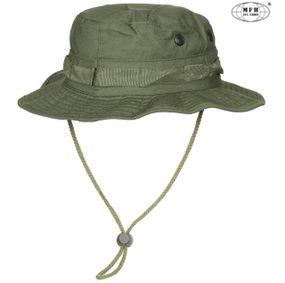Панама з великим відворотом US GI Bush Hat, Rip Stop, chin strap, OD green