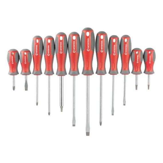 Набір викруток з комплектом насадок 70 од. INTERTOOL VT-3370 | Зображення 1