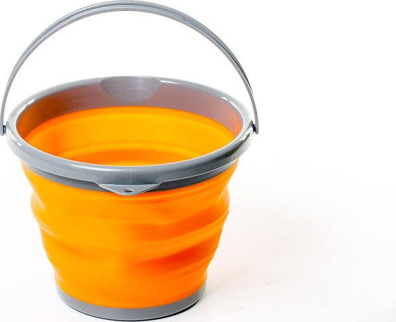 Ведро складное силиконовое Tramp 10L orange (TRC-091-orange)