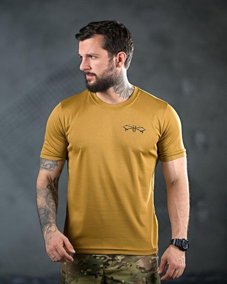 Тактична потоотводна футболка War drones coyot ПП4699 | Зображення 1