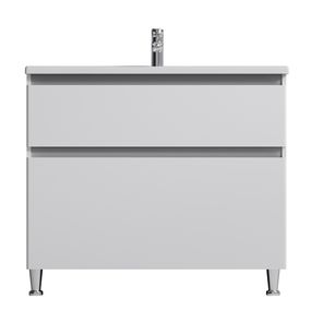 Тумба напольная AM.PM X-Joy 100 см с умывальником (M85-FSX1002-WC1002WG38)