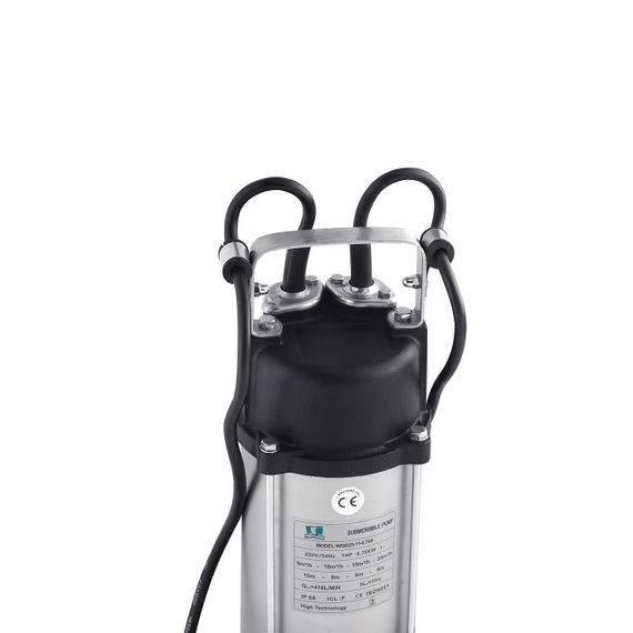 Насос фекальний Pumpman WQD25-11-0.75S Нmax 11 м Qmax 20 куб.м 750 Вт (нержавіюча сталь) | Зображення 2