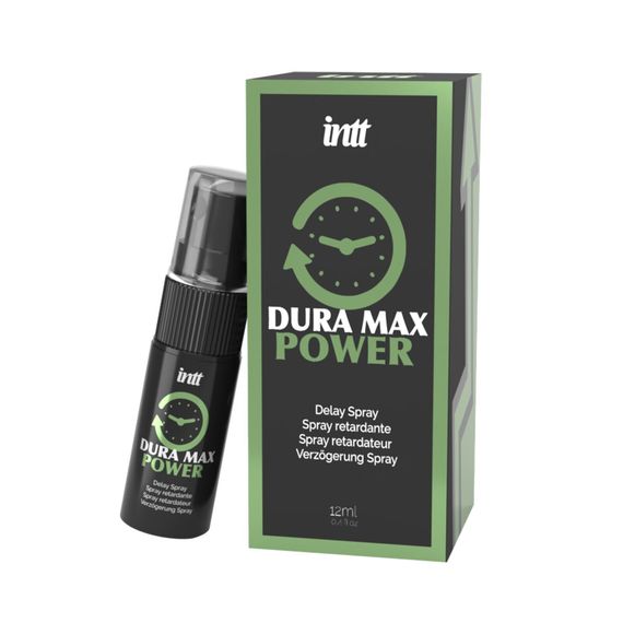 Пролонгатор-спрей Intt Dura Max Power (12 мл) з охолоджувальним ефектом, без лідокаїну, з пантенолом | Зображення 1