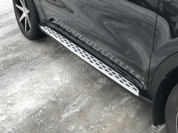 Боковые пороги OEM V2 для Kia Sportage 2015-2021 гг | Зображення 5