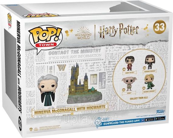 Колекційний набір Funko Pop Гаррі Поттер Мінерва Макґонеґел з замком Гоґвортс | Зображення 3