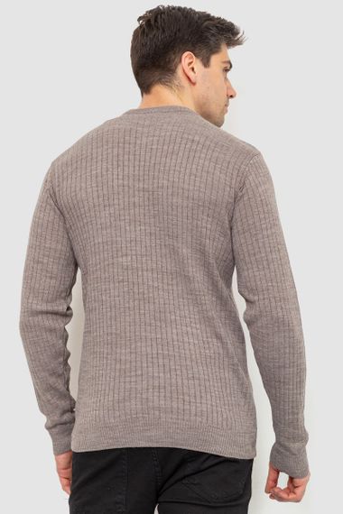 Светр чоловічий, колір мокко, 161R880 | Зображення 3