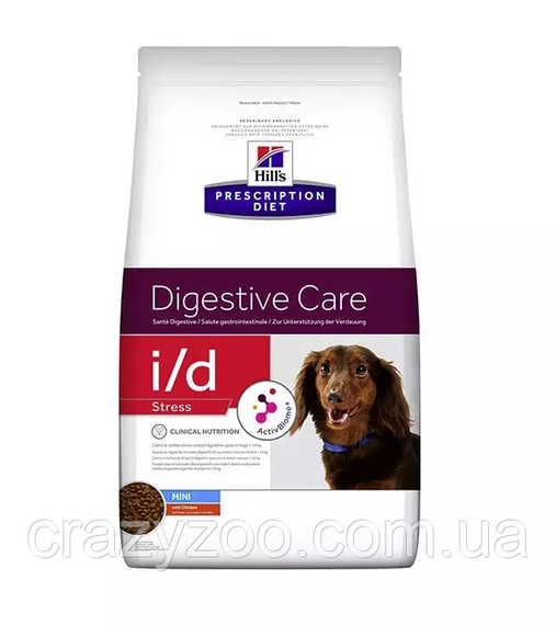 Сухой корм для собак малых пород Hill's Prescription Diet I/D Digestive Care Stress Mini 6 кг 606192