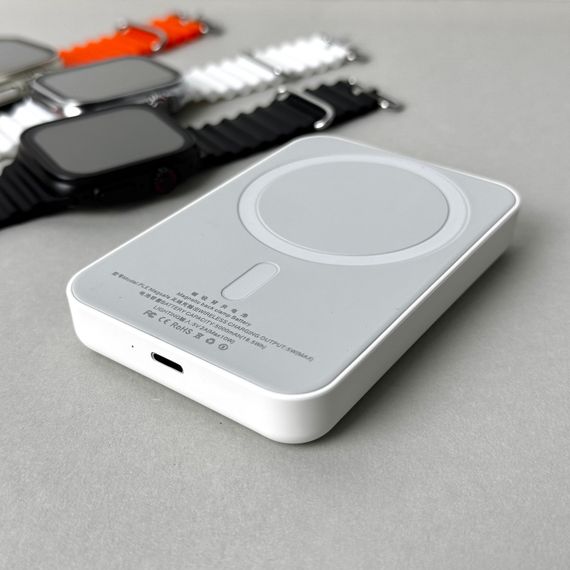 Комплект Ultrа Pro 6в1 - Watch Ultra 8 / Air Pro 2 / Battary Pack / MagSafe / 20W Type-С / Кабель 3х / Ремінець (Чорний) UA | Зображення 1