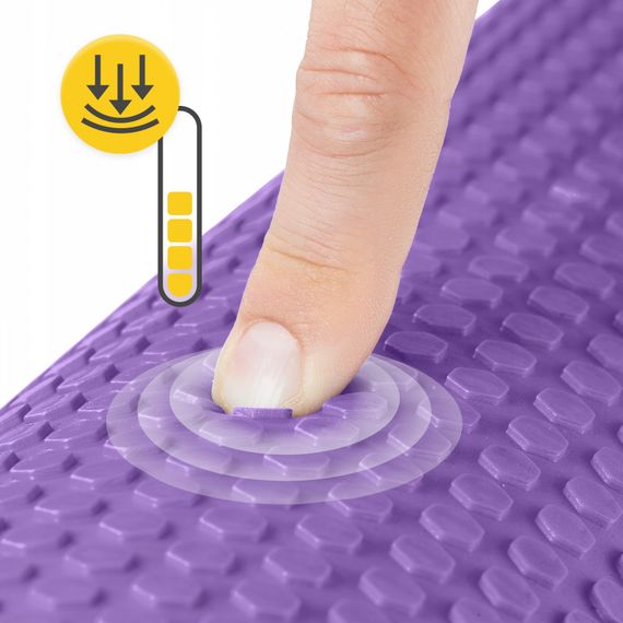 Масажний ролик 4FIZJO CARE+ EVA 60 x 15 см (валик, роллер) 4FJ0522 Purple (P-5907739314390) | Зображення 9