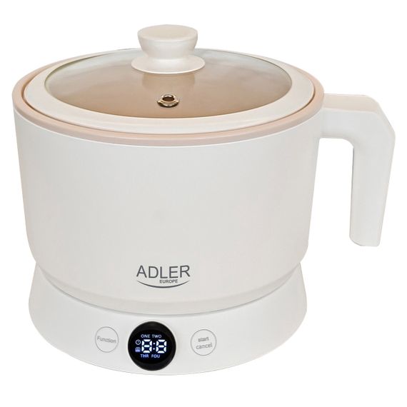 Мультиварка 1 л 800 Вт Adler AD 6422, 4 режими, пароварка