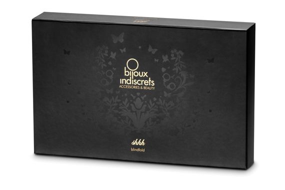 Пов’язка-стрічка з сатину 2в1 Bijoux Indiscrets: Shhh (пов’язка на очі і стрічка для зв’язування) | Зображення 1