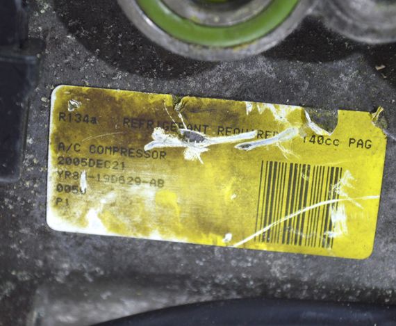 Компресор кондиціонера Jaguar S-type (X200) 2.7 TD 1999-2008 Ягуар YR8H-19D629-AB | Зображення 3