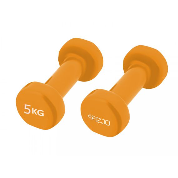Гантелі вінілові 4FIZJO 2 x 5 кг 4FJ0210 (P-5907739312808) | Зображення 3