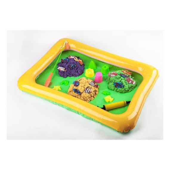 Набір креативної творчості "Кінетичний пісок: Кльова риболовля" KIDSAND KRKS-01-01U 2в1 | Зображення 1