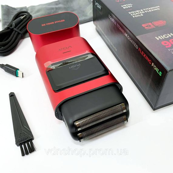 Бритва с аккумуляторным зарядным устройством VGR V-307, Електробритва для бороды, Бритвы аккумуляторные CV-20 | Зображення 3