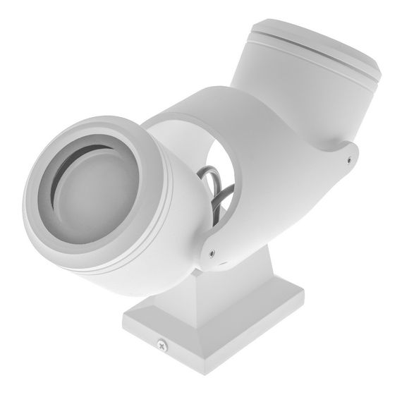 Подсветка фасадная настенная накладная IP44 AL-112/2 GU10 WH