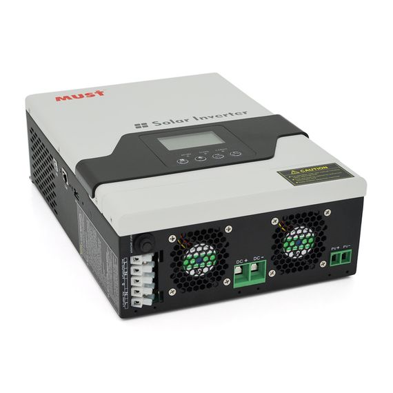 Гибридный ИБП MUST PV18-1012V PM II, 1000W, 12V, ток заряда 10/20A, 160-275V | Зображення 2