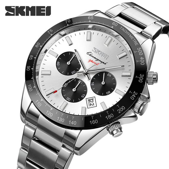 Чоловічий годинник Skmei 9259SISI Silver-Silver | Зображення 1