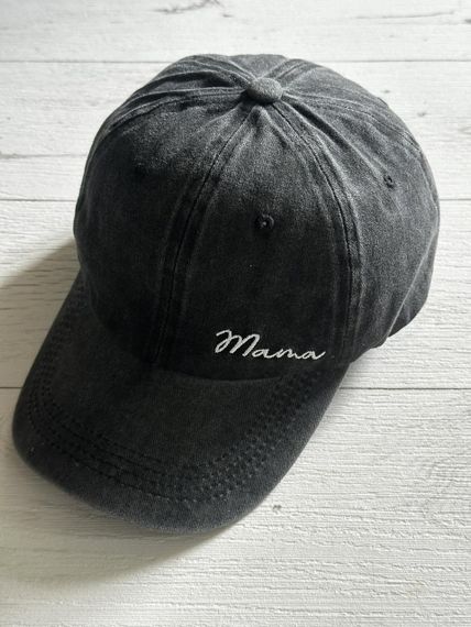 Кепка бейсболка Мама (Mama) Темно-серый 56-60р (8066)