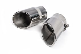 Насадки на глушник (2 шт) для Audi Q7 2005-2015 рр.