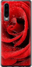 Чехол на Huawei P30 Красная роза "529u-1622-17620"