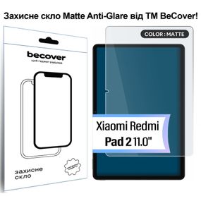 Стекло защитное BeCover Matte Anti-Glare Xiaomi Redmi Pad 2 11.0&quot; (713711)