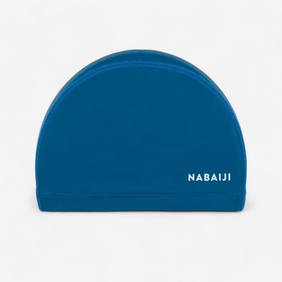 Шапочка для плавання текстильно-силіконова розмір M синя - M 56-59cm