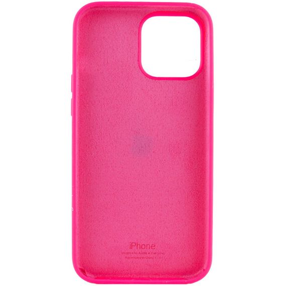 Чехол Silicone Case Full Protective (AA) для Apple iPhone 14 Pro Max (6.7") Розовый / Barbie pink | Зображення 1