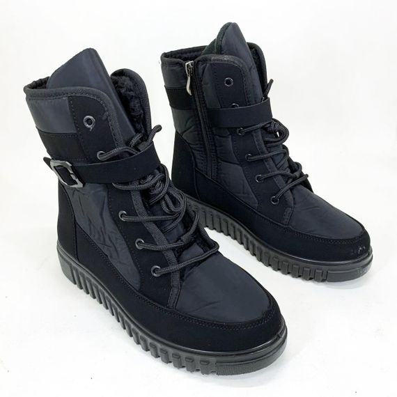 Чоботи жіночі 39р 25.5см, Жіночі зимові черевики повстяні, Модні зимові челсі | Зображення 4