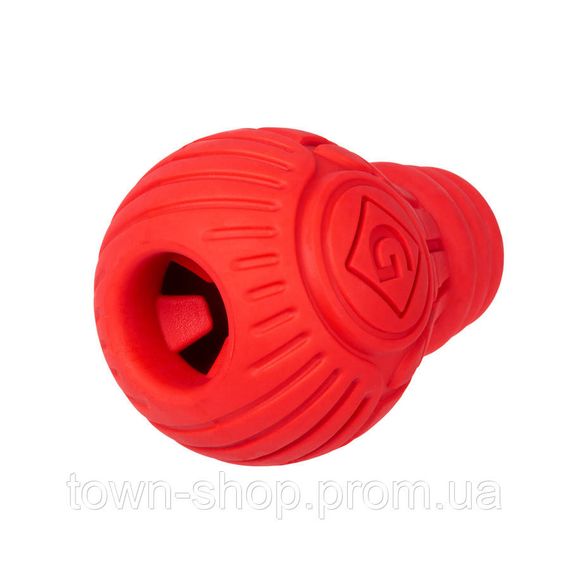 Игрушка для собак Лампочка резиновая GiGwi Bulb Rubber, резина, M, красная | Зображення 2