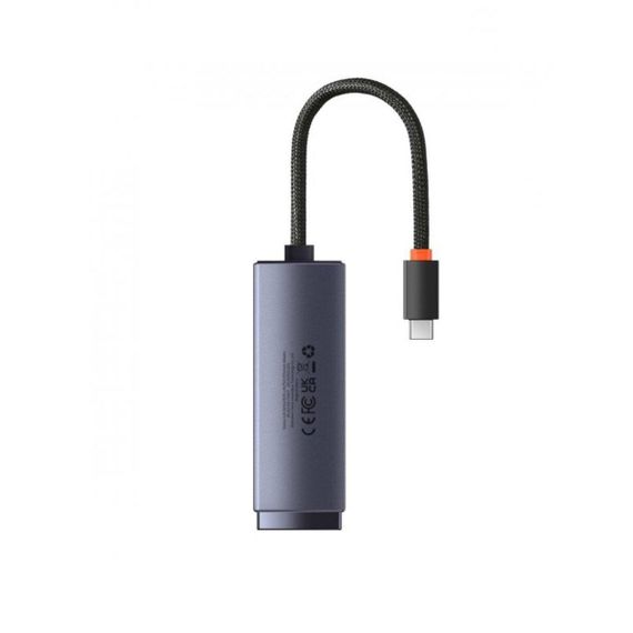 USB-Hub Baseus Lite Series Ethernet Adapter Type-C to RJ45 LAN Port (100Mbps) Black | Зображення 2