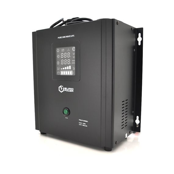 ИБП с правильной синусоидой Europower PSW-EP1500WM24 (1050 Вт) 10 / 20А, настенный, под наружную АКБ 24В, Q1