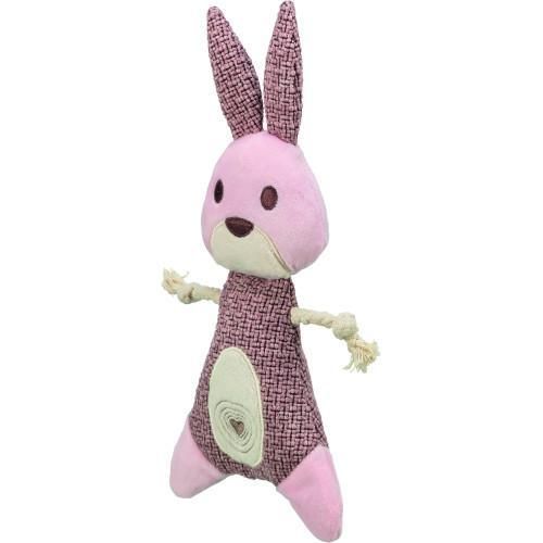 Игрушка Trixie Заяц ткань и плюш для собак 24 см | Зображення 1