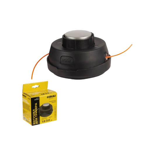 Катушка до садового тримера полуавтоматична M10*1,25мм металева кнопка, підшипник SIGMA | Зображення 4