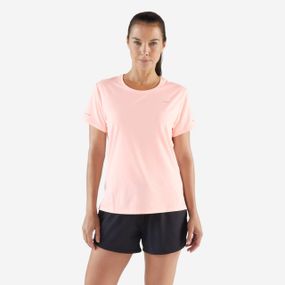Футболка жіноча Run 500 Dry для бігу рожева - 2XL