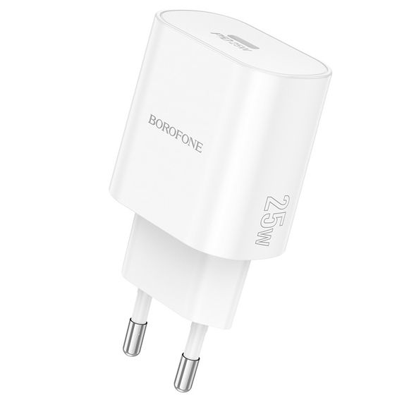 Мережевий зарядний пристрій Borofone BA82A 1USB-C PD/QC 25W | Зображення 3