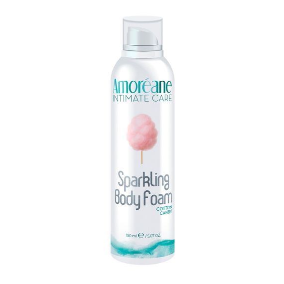 Пінка для тіла Amoreane Sparkling Body Foam з ароматом цукрової вати, 150 мл sexstyle